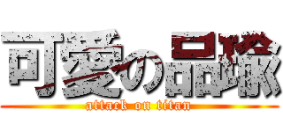 可愛の品瑜 (attack on titan)