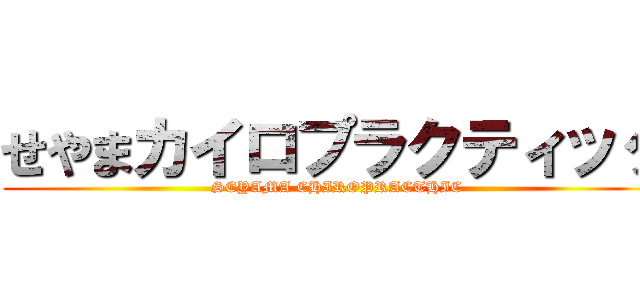 せやまカイロプラクティック (SEYAMA CHIROPRACTHIC)