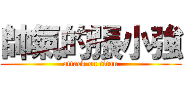 帥氣的張小強 (attack on titan)