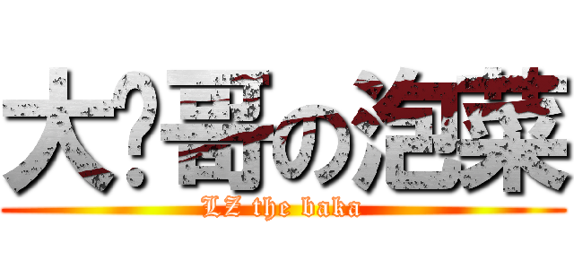 大帅哥の泡菜 (LZ the baka)