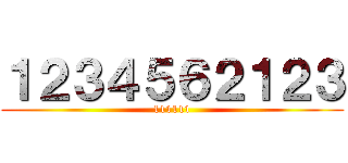 １２３４５６２１２３ (111111)