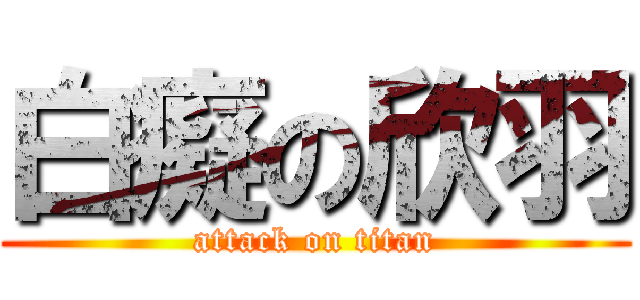 白癡の欣羽 (attack on titan)