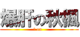 爆肝の秋楓 (杰 on  )