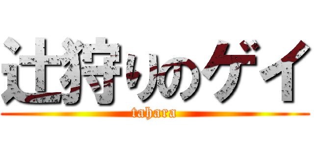 辻狩りのゲイ (tahara)