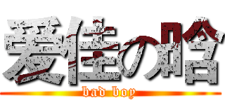 爱佳の晗 (bad boy)