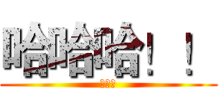 哈哈哈！！ (笨笨的)