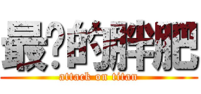 最爱的胖肥 (attack on titan)