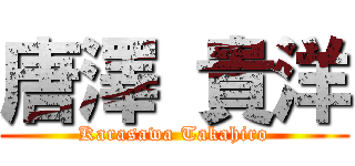 唐澤 貴洋 (Karasawa Takahiro)