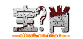 宝贝肖 (attack on titan)