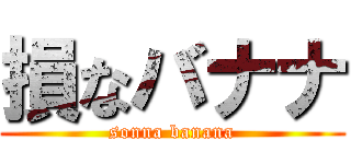 損なバナナ (sonna banana)