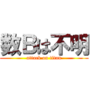 数Ｂは不明 (attack on titan)