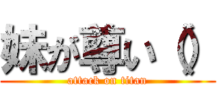 妹が尊い（） (attack on titan)