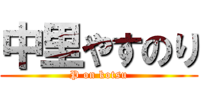 中里やすのり (P on kotsu)
