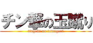 チン撃の玉蹴り (tingeki no tamageri)