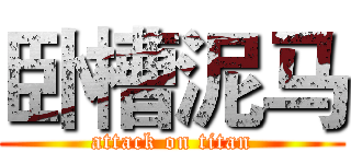 卧槽泥马 (attack on titan)