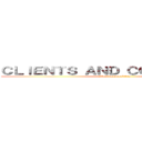 ＣＬＩＥＮＴＳ ＡＮＤ ＣＯＮＳＵＭＥＲＳ (client personalities)