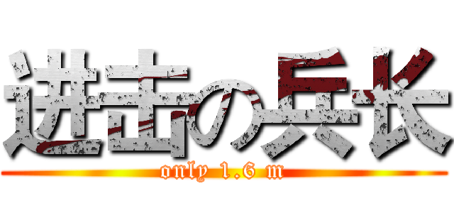 进击の兵长 (only 1.6 m)