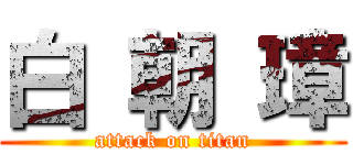 白 朝 璋 (attack on titan)