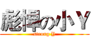 彪悍の小Ｙ (strong Y)