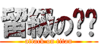 留級の髒髒 (attack on titan)