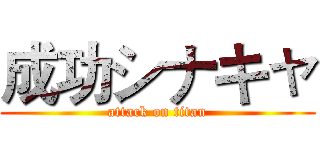 成功シナキャ (attack on titan)