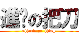 進擊の把刀 (attack on titan)