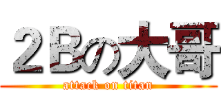 ２Ｂの大哥 (attack on titan)