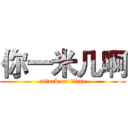 你一米几啊 (attack on titan)