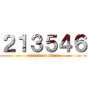 ２１３５４６ (attack on titan)