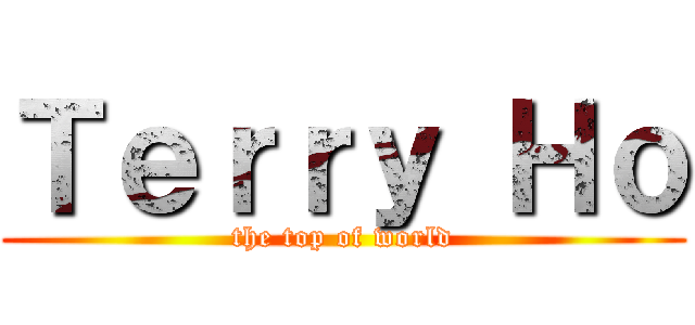 Ｔｅｒｒｙ Ｈｏ (the top of world)