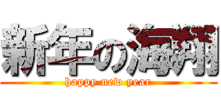 新年の海翔 (happy new year)