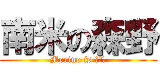 南米の森野 (Morino is ＧＥＩ)