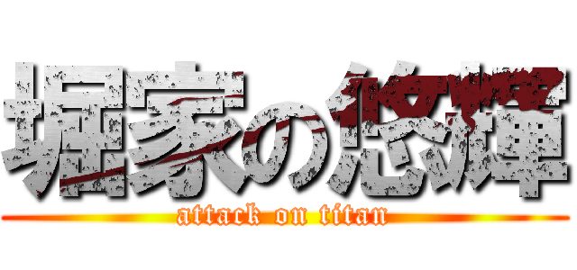 堀家の悠輝 (attack on titan)