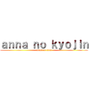 ａｎｎａ ｎｏ ｋｙｏｊｉｎ (attack on titan)