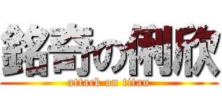 銘奇の俐欣 (attack on titan)