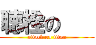 聴栓の裵  (attack on titan)