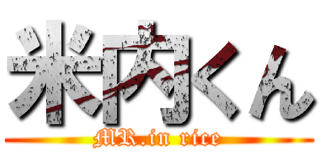 米内くん (MR.in rice)