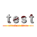 ｔｅｓｔ (attack on titan)