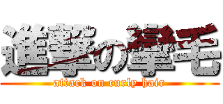 進撃の攣毛 (attack on curly hair)