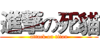 進撃の死貓 (attack on titan)