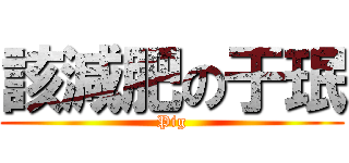 該減肥の于珉 (Pig)