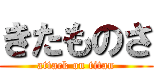 きたものさ (attack on titan)