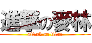 進撃の麥林 (attack on titan)
