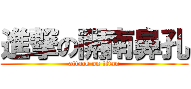 進撃の開南鼻孔 (attack on titan)