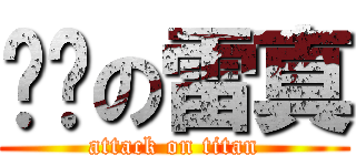 进击の雷真 (attack on titan)