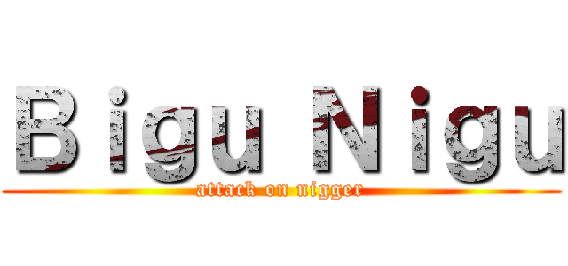 Ｂｉｇｕ Ｎｉｇｕ (attack on nigger)