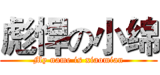 彪悍の小绵 (My name is xiaomian)