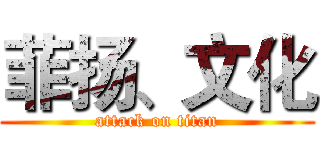菲扬、文化 (attack on titan)