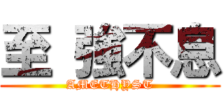 至 強不息 (AMETHYST)