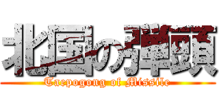 北国の弾頭 (Taepogong of Missile)
